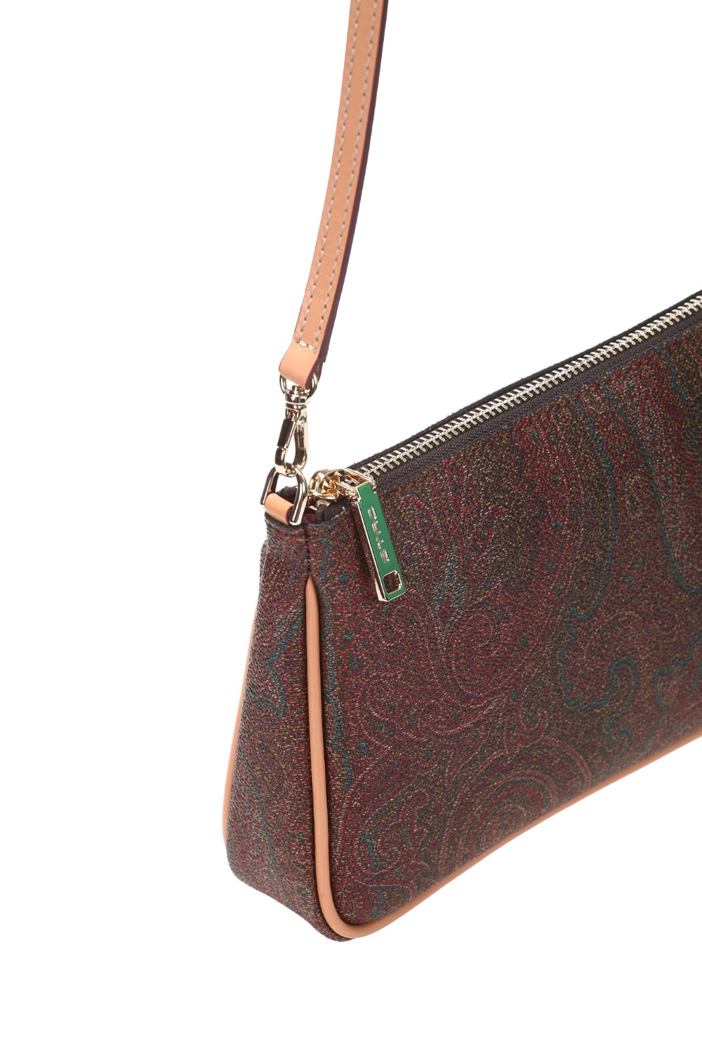 shop ETRO  Borsina: Etro borsa a spalla in tessuto paisley.
Chiusura con cerniera.
Composizione esterno: tessuto di cotone Paisley jacquard spalmato con grana opaca e doppiato in tela.
Finiture: 100% pelle di vitello.
Dimensioni: 22 x 13 x 4 cm.
Made in Italy.. 01427 8010-0600 number 7234601